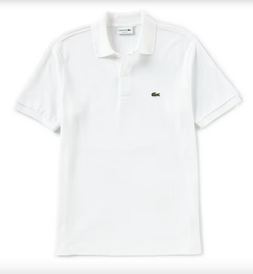 Lacoste Classic Pique Short-Sleeve Polo Shirt - White