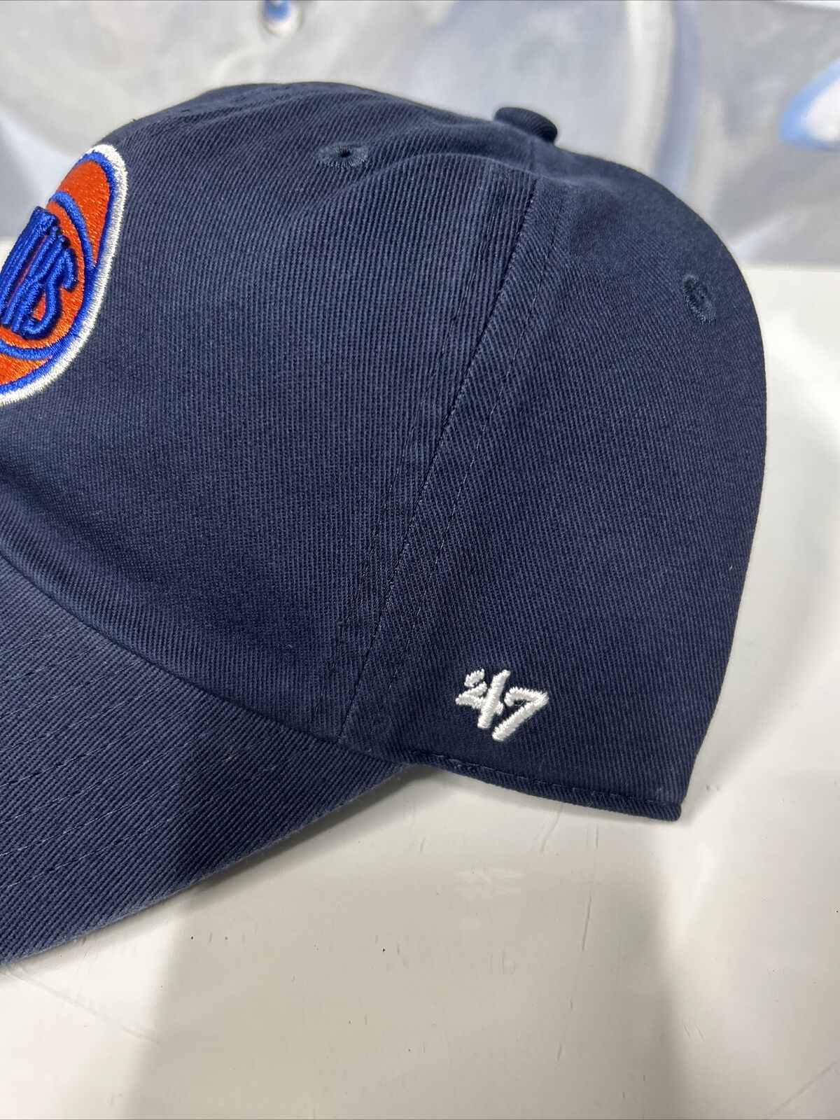 New York Knicks Navy Clean Up 47` Brand Dad Hat