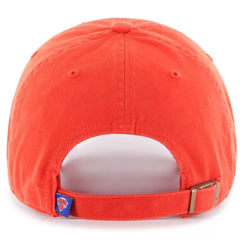 New York Knicks '47 Brand Clean Up Orange Dad Hat Adjustable Strapback