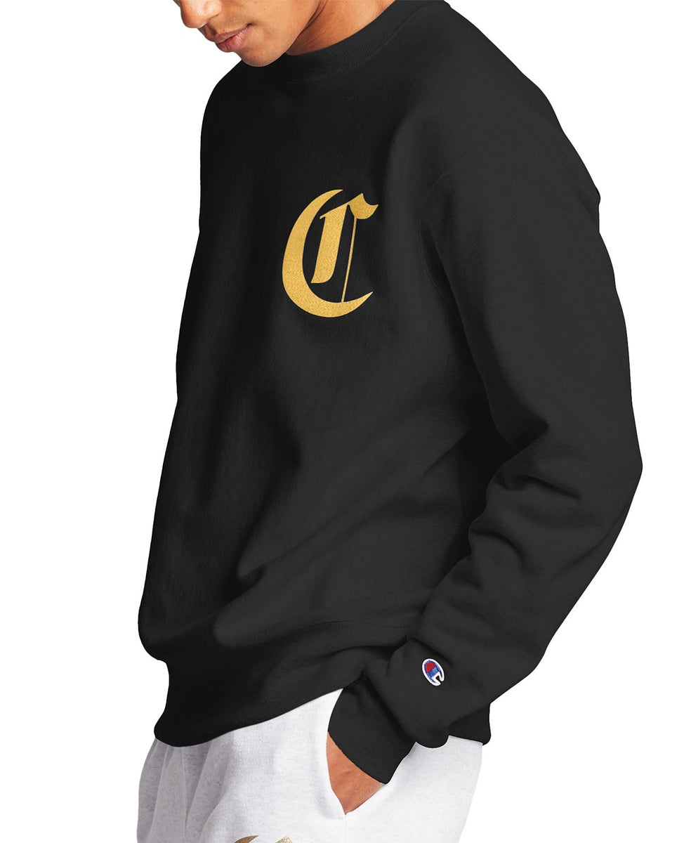 Champion Men s Life Men s Reverse Weave Crew Old English