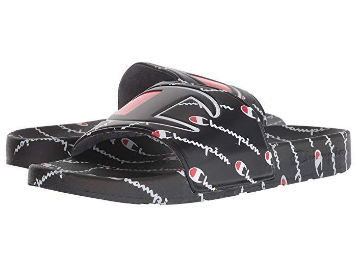 White Champion Ipo Repeat Champion Black Slippers Champion Ipo