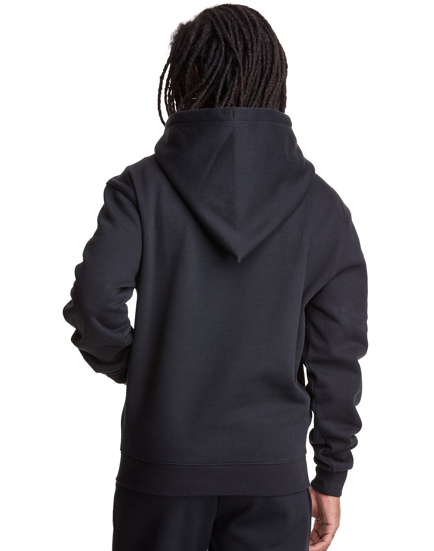Champion Black Original Champion® Super Fleece Cone Hood, Embroidered C Logo
