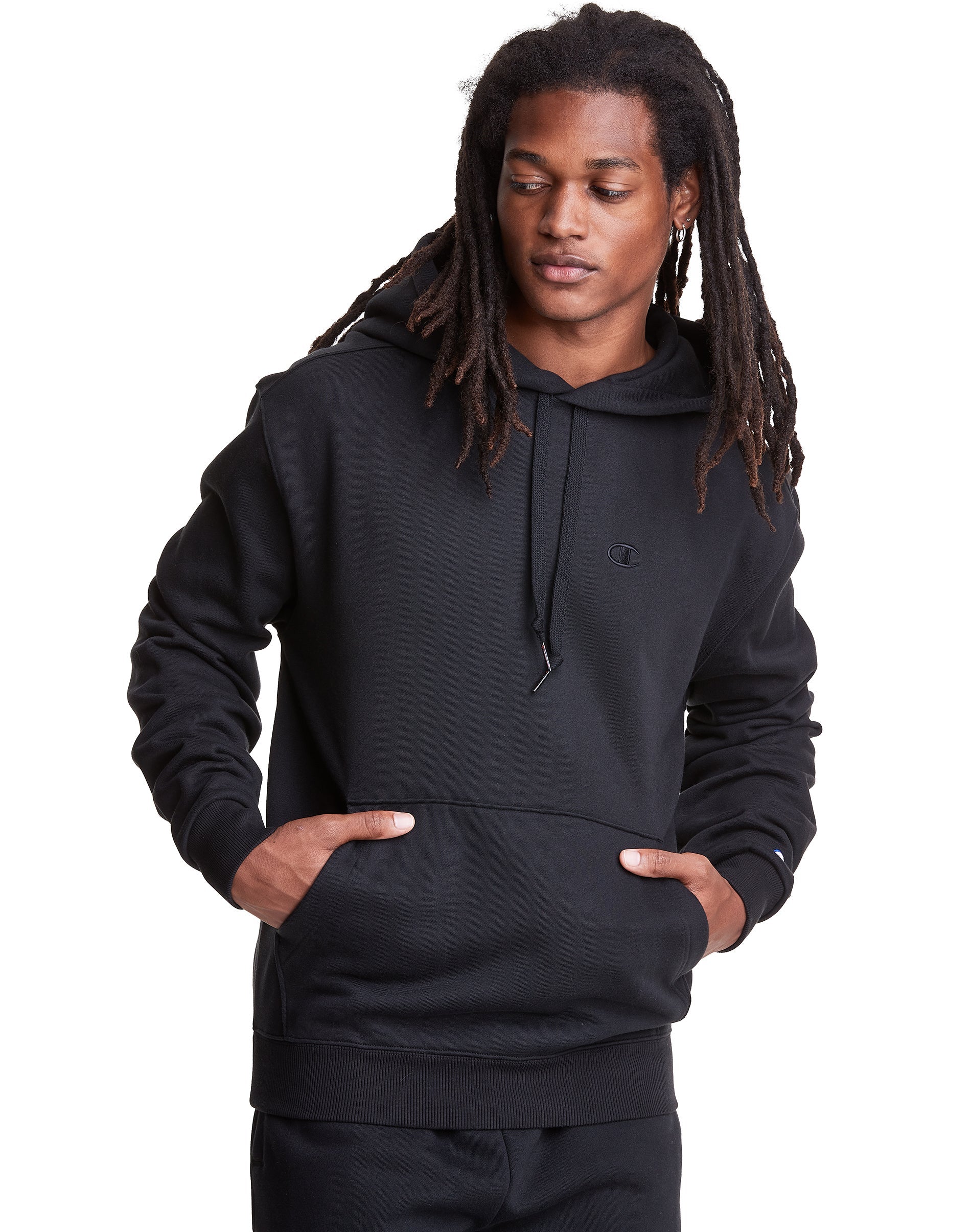 Champion Embroidered Powerblend [Black] – The Nash Collection