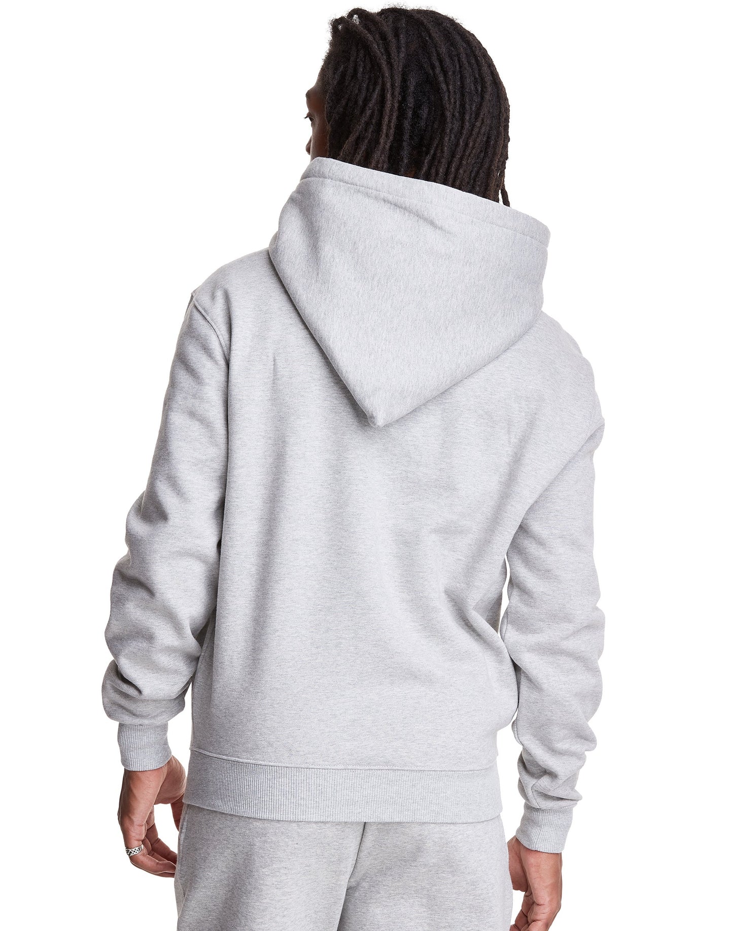 Champion Oxford Grey Original Champion® Super Fleece Cone Hood, Embroidered C Logo