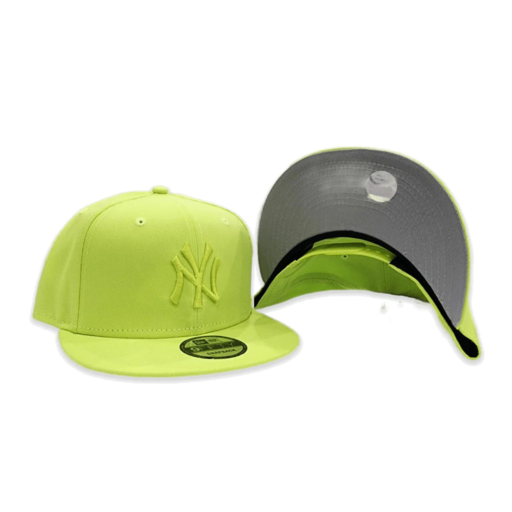 Neon Green New York Yankees Gray Bottom Color Pack New Era 9Fifty Snapback