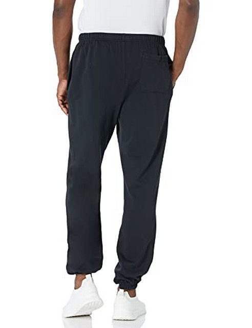 Champion Men's Lightweight Fleece Pants, Vintage Dye Black