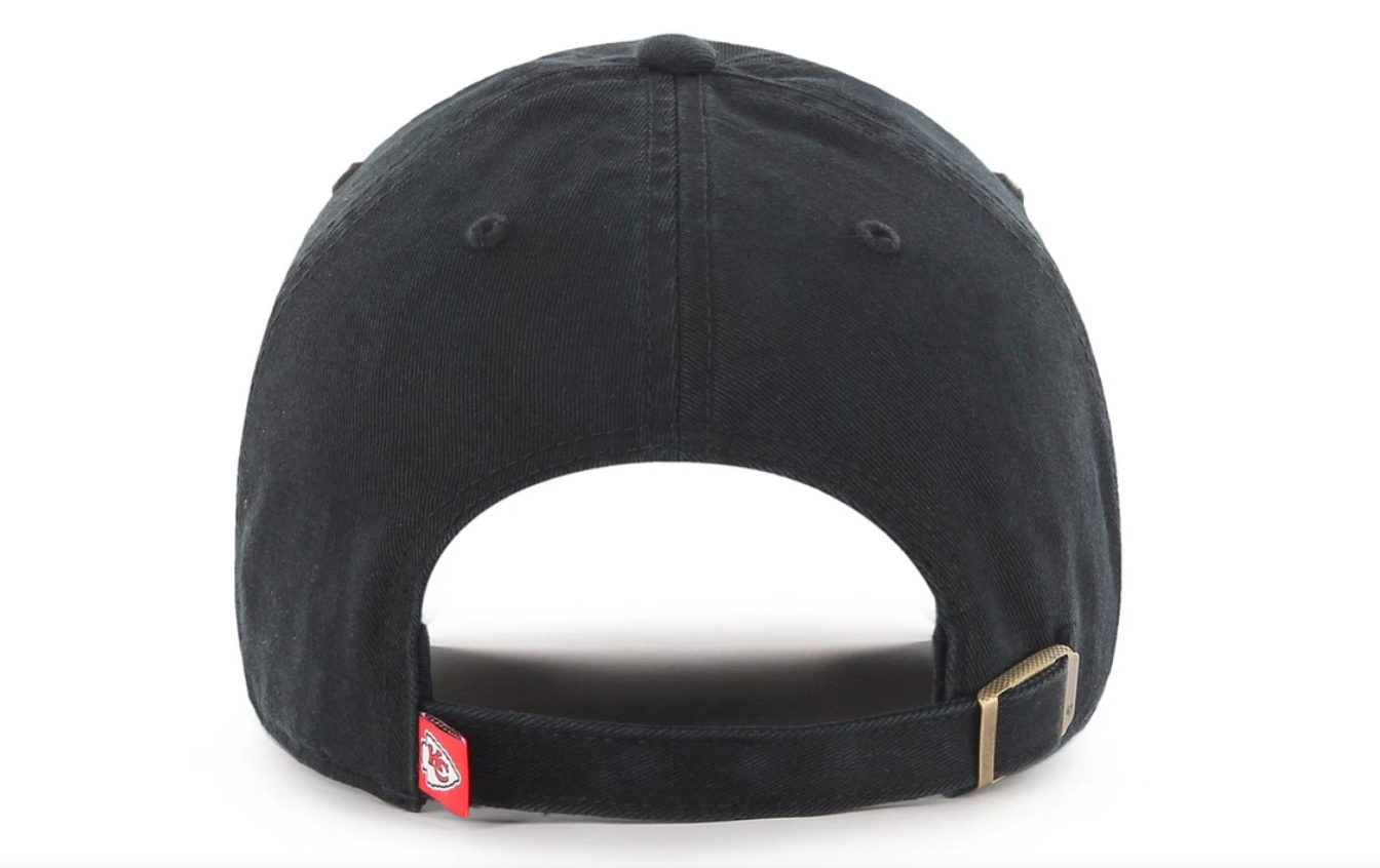 '47 Brand Kansas City Chiefs Clean Up Hat-Black