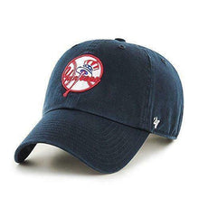 Load image into Gallery viewer, New York Yankees Hat MLB Cooperstown Logo Authentic 47 Brand Clean Up - City Limit NY