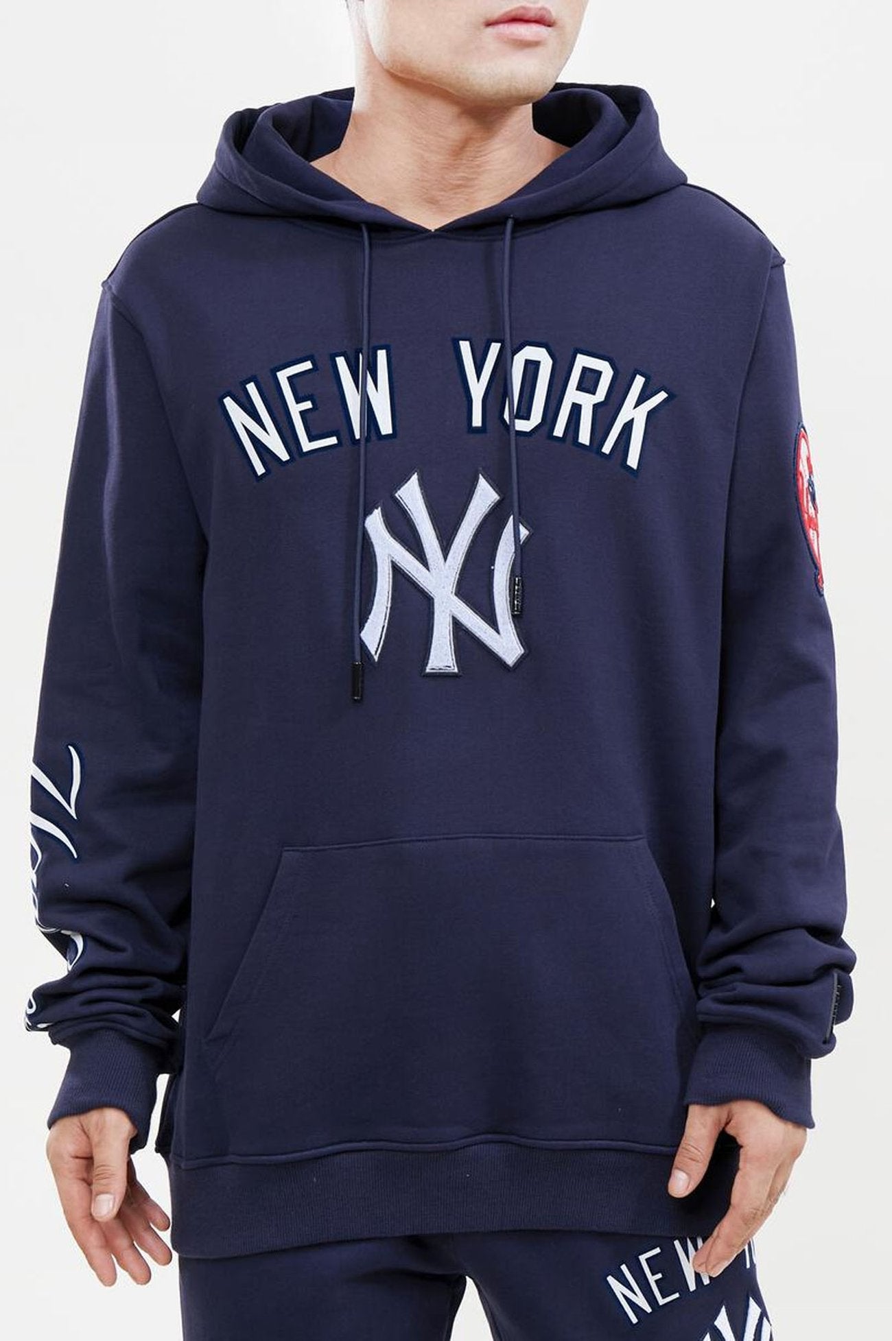 Supreme 2015 x Yankees Hoodie - Blue Sweatshirts & Hoodies, Clothing -  WSPME58209