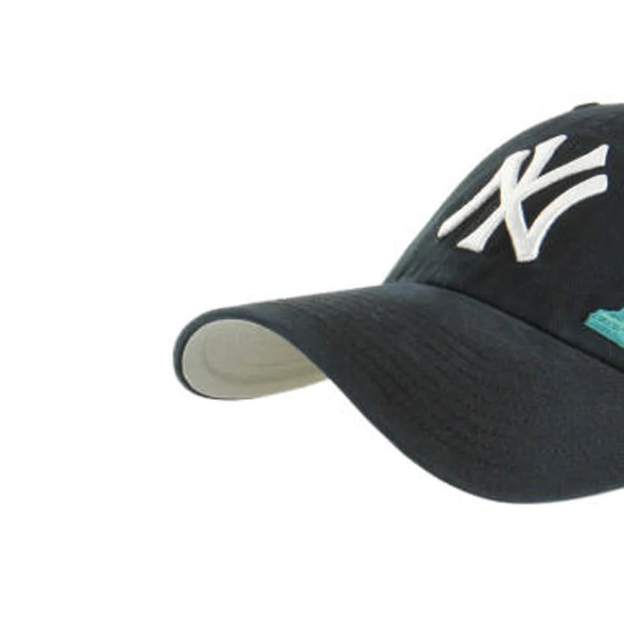 New York Yankees Black '47 Brand City Icon Clean Up Dad Hat