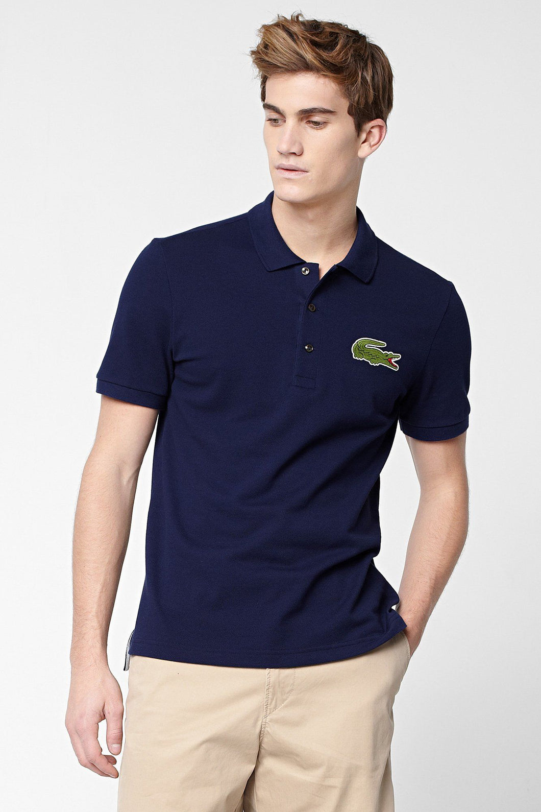 Men's Short Sleeve Lacoste Polo Shirt - Navy