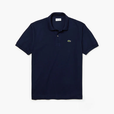 Lacoste Classic Pique Short-Sleeve Polo Shirt - Navy Blue