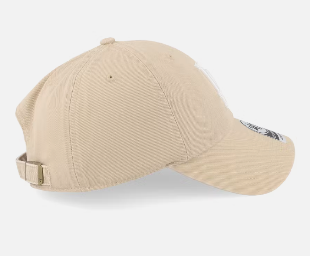 Los Angeles Dodgers Khaki `47 Brand Clean Up Dad Hat