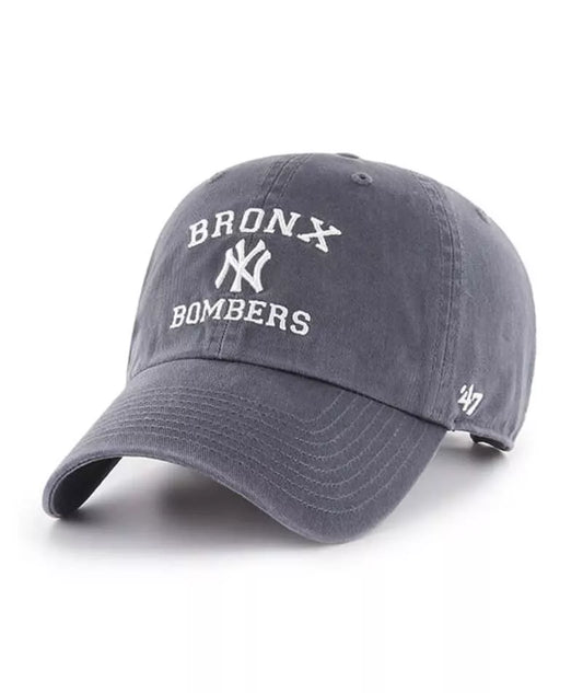 New York Yankees Bronx Bombers 47 Brand Vintage Navy Clean Up Adjustable Dad Hat