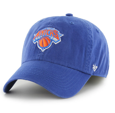 New York Knicks '47 Brand Blue Clean Up Adjustable Dad Hat