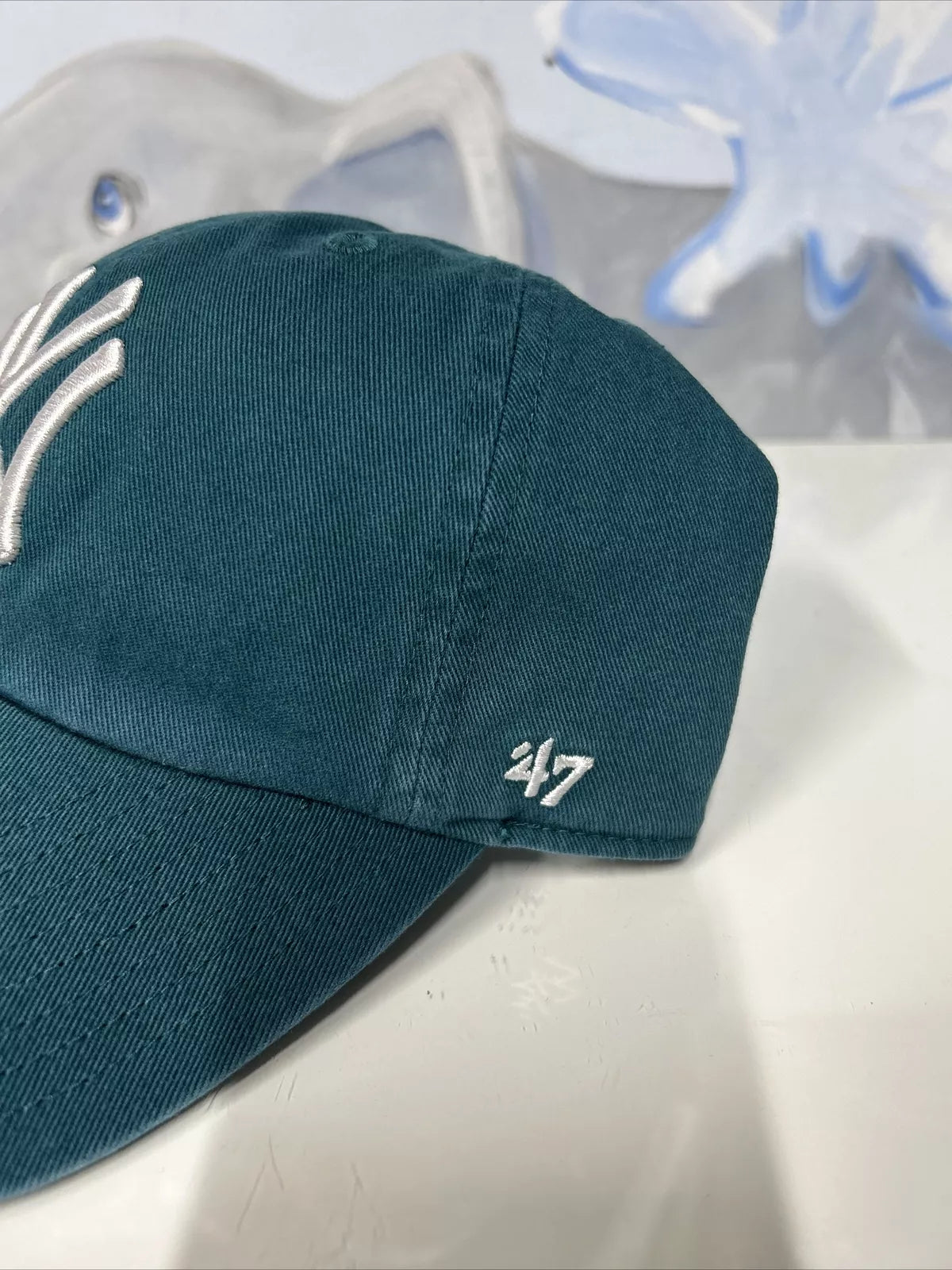 New York Yankees Pacific Green 47` Brand Clean Up Dad Hat