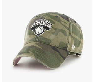 ‘47 Brand New York Knicks Camo Legend Adjustable MVP Hat Snapback