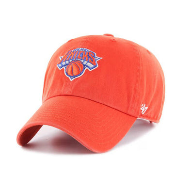 New York Knicks '47 Brand Clean Up Orange Dad Hat Adjustable Strapback