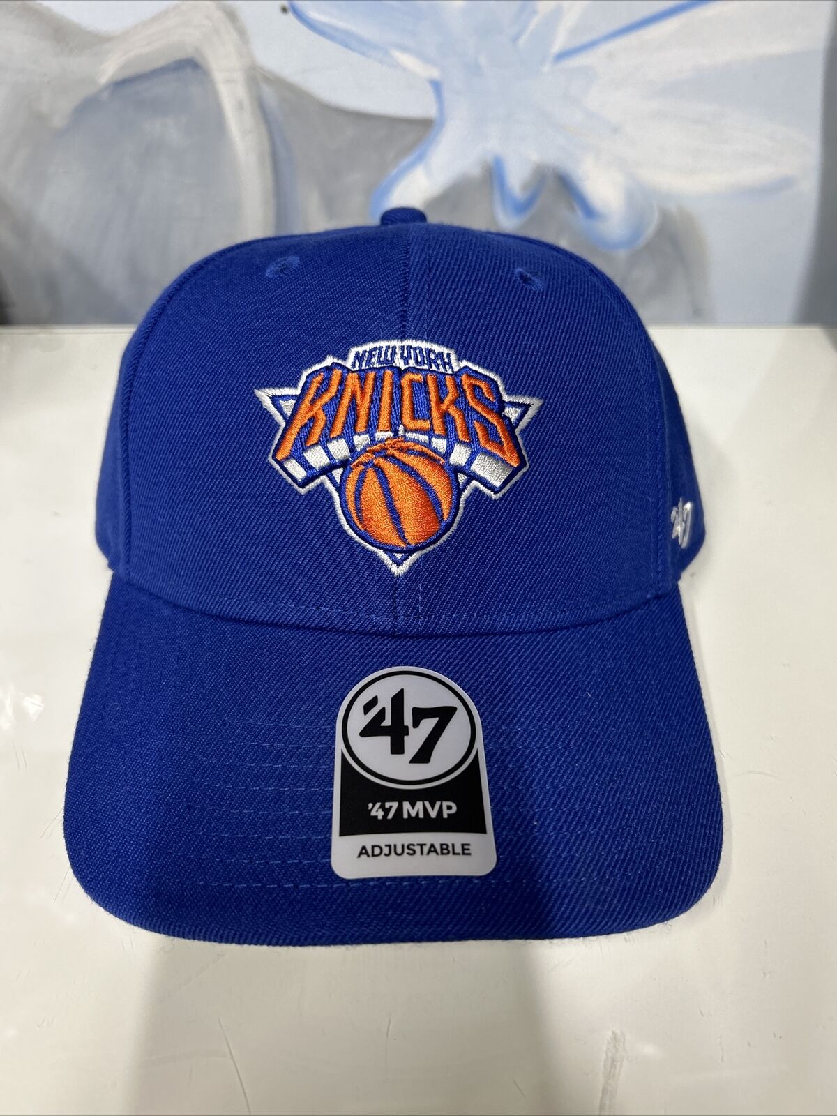 New York Knicks 47 Brand Royal Blue MVP Adjustable Hat