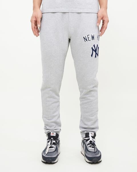 Pro Standard New York Yankees Stacked Logo Sweatpants Grey