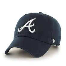 Load image into Gallery viewer, Men&#39;s Atlanta Braves 47 Brand Clean Up Adjustable Hat - City Limit NY