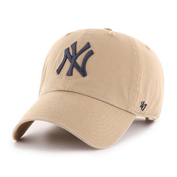 New York Yankees 47 Brand Khaki Clean Up Adjustable Hat - City Limit NY