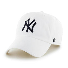Load image into Gallery viewer, &#39;47 Brand MLB NY Yankees Clean Up Cap - White - City Limit NY