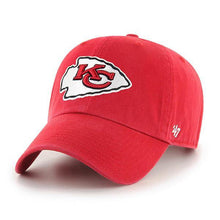 Load image into Gallery viewer, &#39;47 Brand Kansas City Chiefs Clean Up Adjustable Hat - Red - City Limit NY