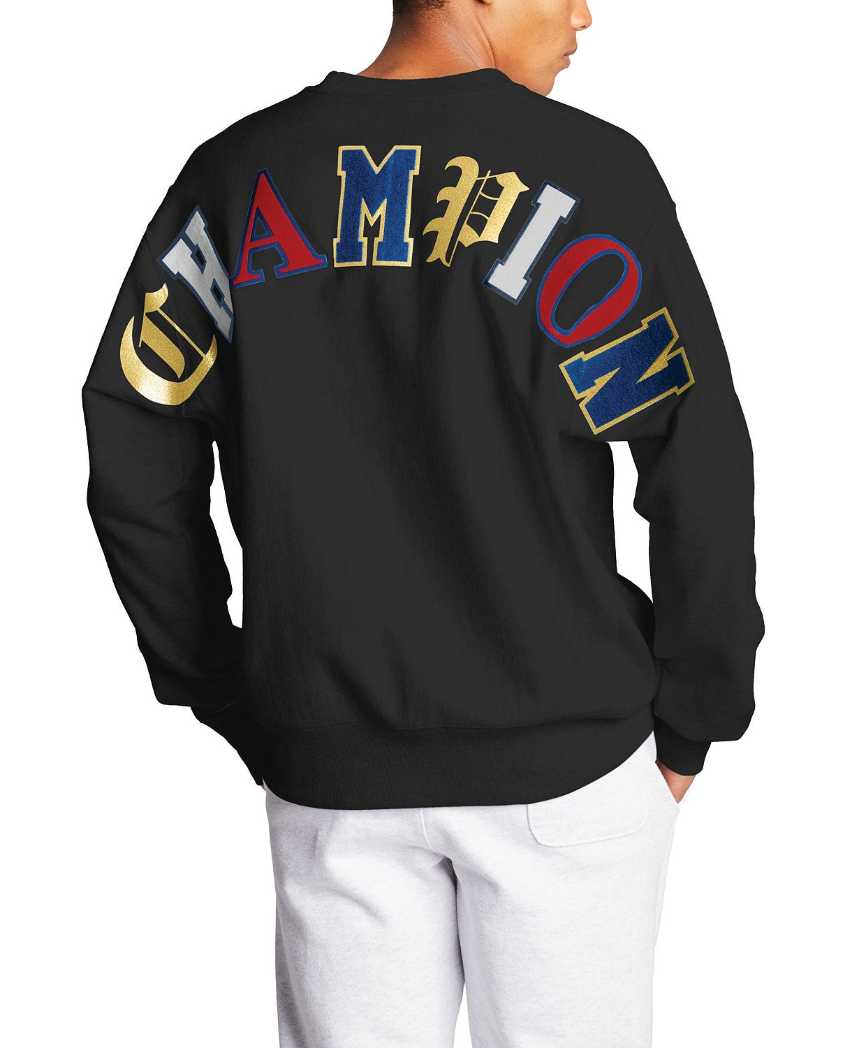 Champion Men s Life Men s Reverse Weave Crew Old English