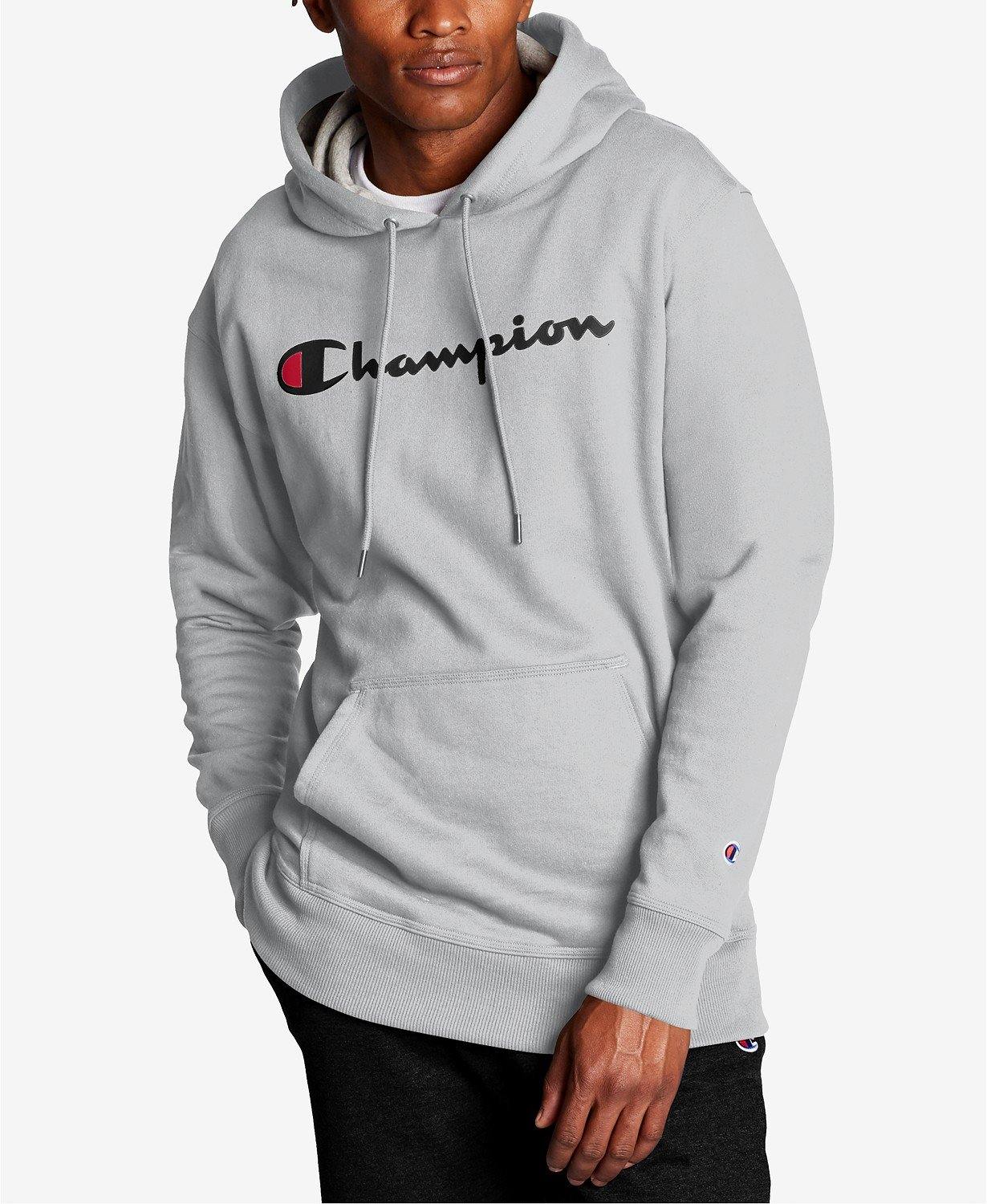 Champion Men's Oxford Script Logo Powerblend Hoodie - City Limit NY