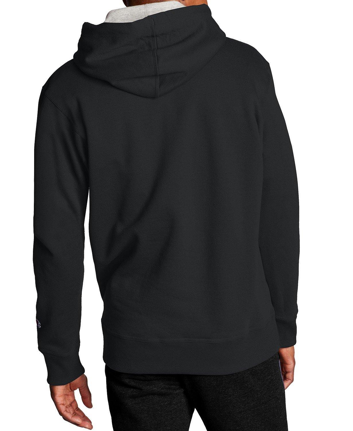 Champion men's script discount logo powerblend hoodie