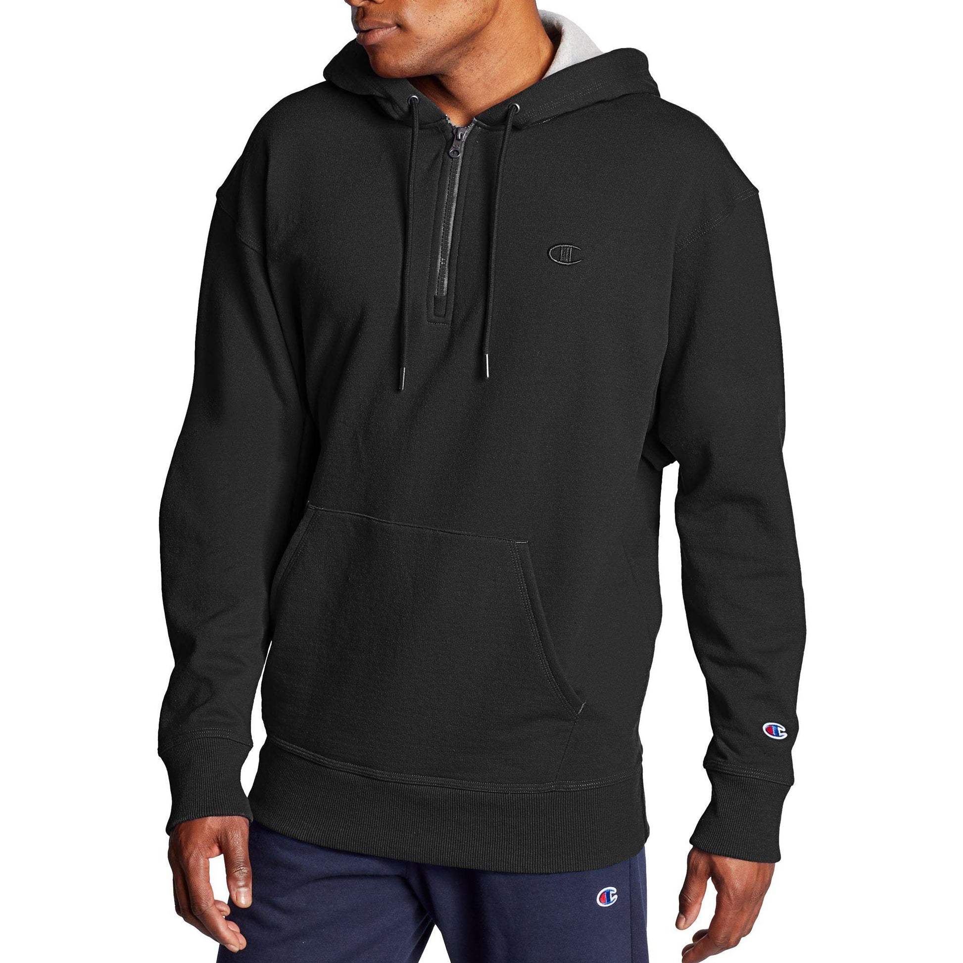 Champion Men's Powerblend ¼ Zip Pullover Hoodie - City Limit NY