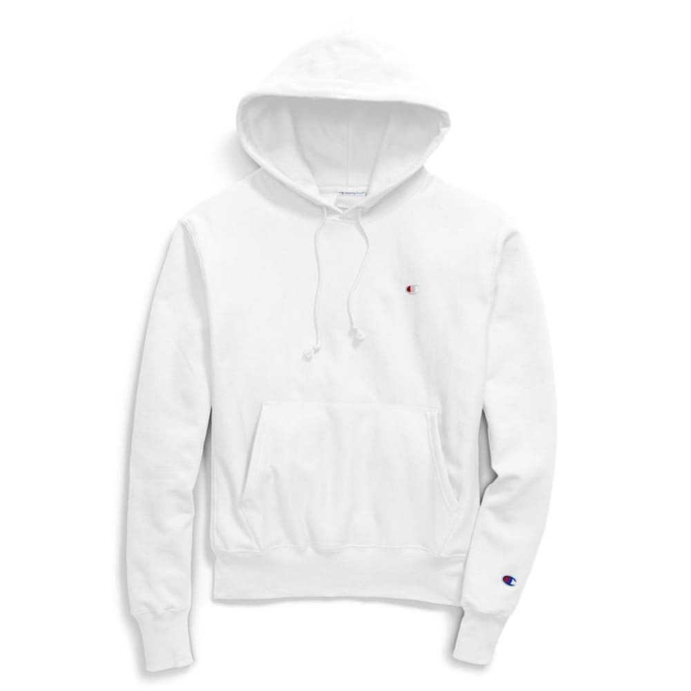 Men's Champion REVERSE Weave Pullover Hoodie White