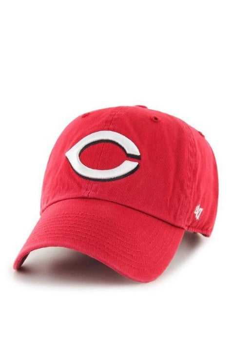 '47 Brand Cincinnati Reds Clean Up Hat- Red