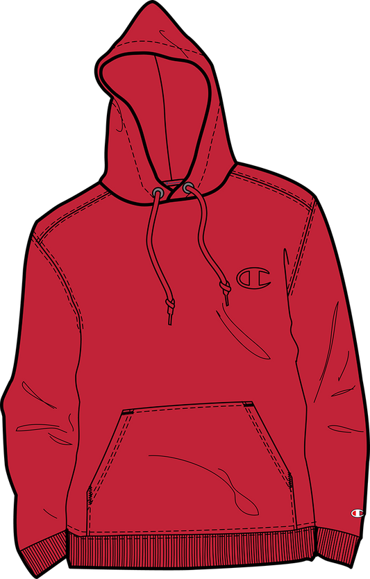 Champion Red Original Super Fleece Cone Hood-Original Edition