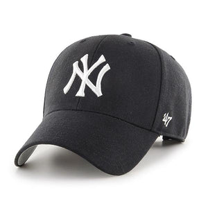 New York Yankees 47 Brand Black and White MVP Adjustable Hat