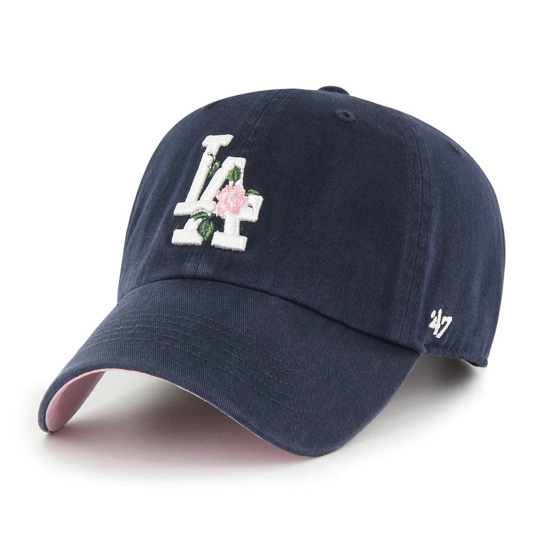 `47 Brand Los Angeles Dodgers Thorn Clean Up Dad Hat Navy/White