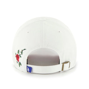 `47 Brand Los Angeles Dodgers Thorn Clean Up Dad Hat White/Red