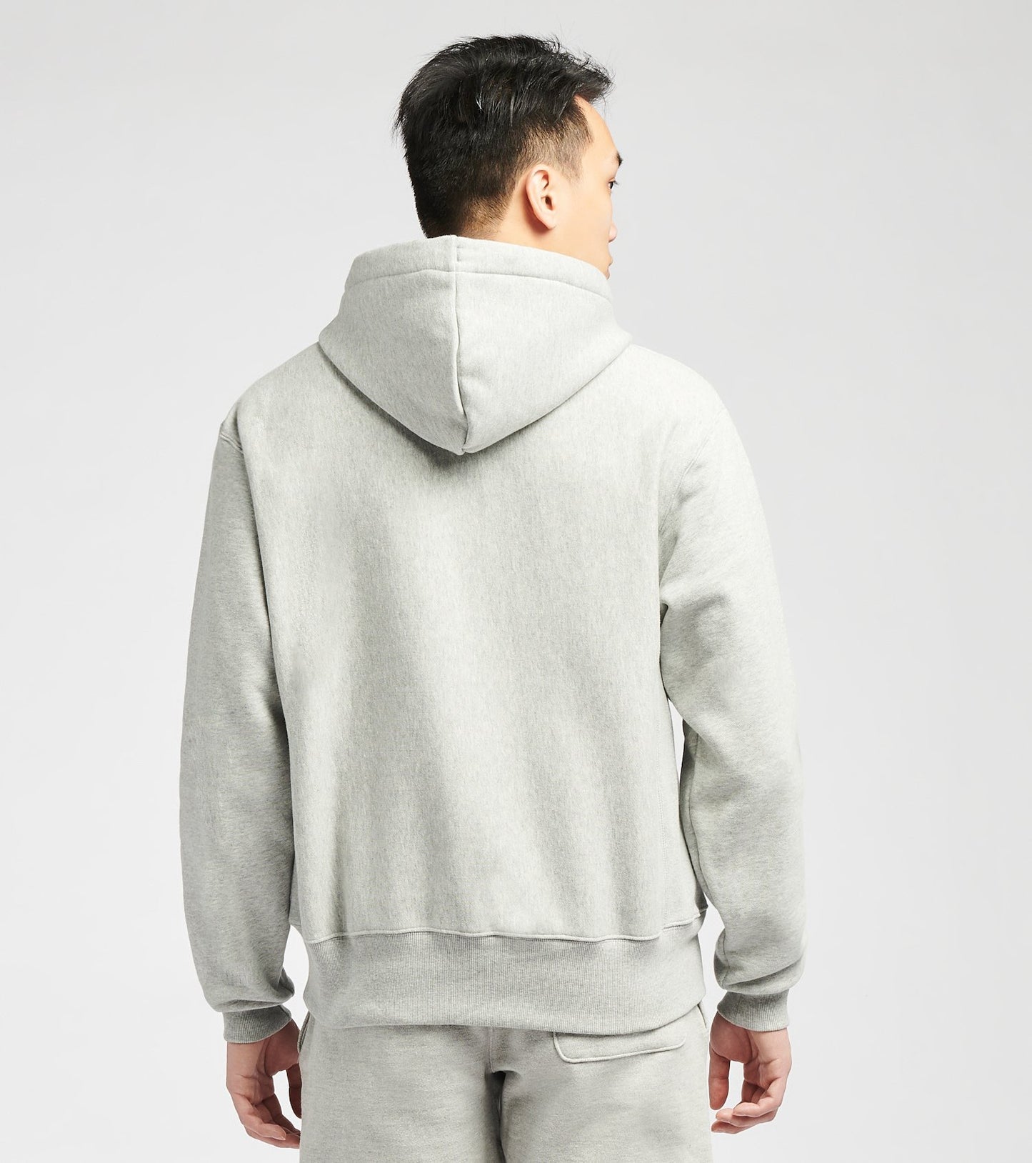 Champion Men's Life Reverse Weave Zipper Hoodie Oxford Grey