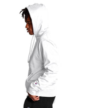 Load image into Gallery viewer, Champion Athletic Powerblend Fleece Hoodie White, C Logo