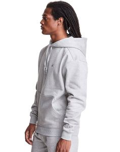 Basic Brand Hooded Sweatshirts Oxford Grey