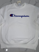 Load image into Gallery viewer, Mens White Champion Reverse Weave Pullover Sweatshirt
