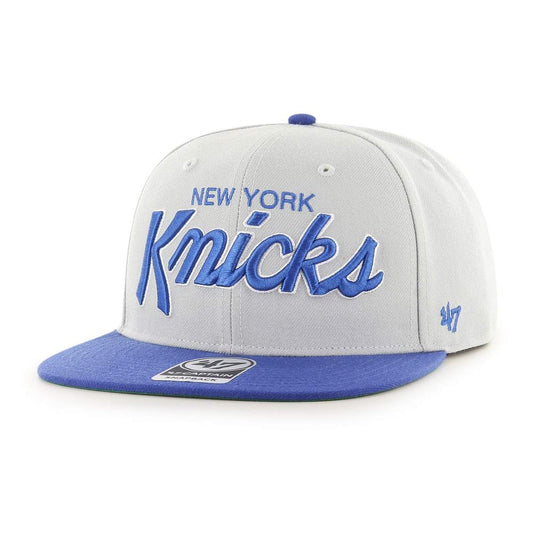 New York Knicks Crosstown Script Two Tone '47 Captain