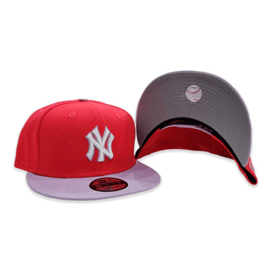 New Era New York Yankees 2 Tone Panel Snapback Red/Purple Hat