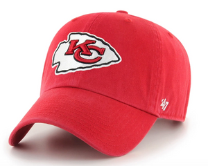 '47 Brand Kansas City Chiefs Clean Up Hat - Red