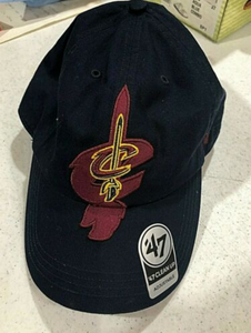 '47 Brand Cleveland Cavaliers Clean Up Hat Adjustable Cap - Navy