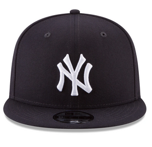 New York Yankees NY New Era MLB 9FIFTY Black white Snapback Hat Cap