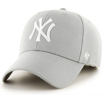 Load image into Gallery viewer, New York Yankees 47 Brand Grey Home MVP Adjustable Hat