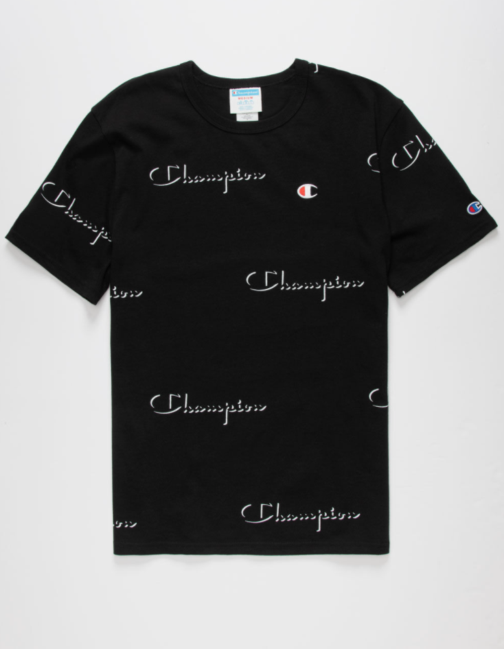 Champion Black Heritage T-Shirt