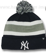 Load image into Gallery viewer, `47 NY Yankees Black/Grey Breakaway Cuff Knit